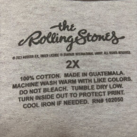 The Rolling Stones Pink Hot Lips Rock Band T-shirt 2XL - Picture 4 of 4